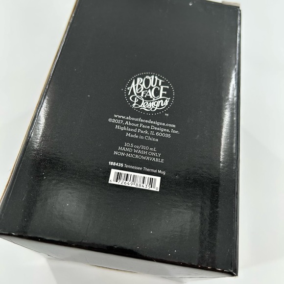 About Face Designs 10.5 Ounce Tennessee Thermal Travel Mug NEW - Picture 6 of 6